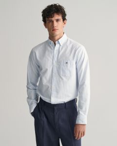 Regular Fit Banker Stripe Oxford Shirt