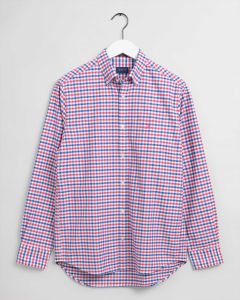 Regular Fit 2-Color Gingham Oxford Shirt